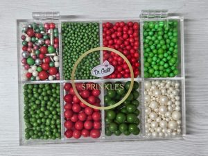 Bomboane decor multicolore Dr Gusto - cromatica verde-rosu